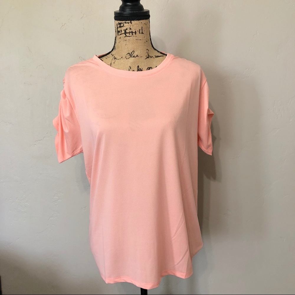 Fabletics Cashel Work Out Top Short Sleeve Size L - Picture 4 of 8